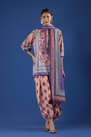 My Fashion Road Sana Safinaz Unstitched Printed Lawn Suit Vol 4 2026 | SN06