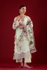My Fashion Road Sana Safinaz Unstitched Printed Lawn Suit Vol 4 2026 | SN04