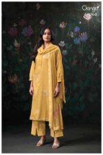 My Fashion Road Ganga Fashion Amary Fancy Cotton Satin Dress | S4870 – D