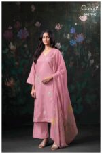 My Fashion Road Ganga Fashion Amary Fancy Cotton Satin Dress | S4870 – C