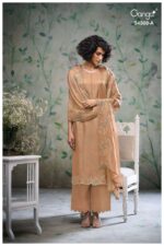 My Fashion Road Ganga Fashion Aviya Pure Bemberg Silk Designer Suit | S4308 – A