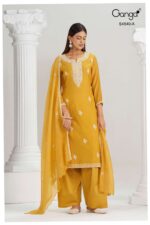 My Fashion Road Ganga Fashion Bela Pure Banarasi Mal Designer Suit | S4540 – A