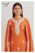 My Fashion Road Ganga Fashion Bela Pure Banarasi Mal Designer Suit | S4540 – D