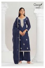 My Fashion Road Ganga Fashion Bela Pure Banarasi Mal Designer Suit | S4540 – B