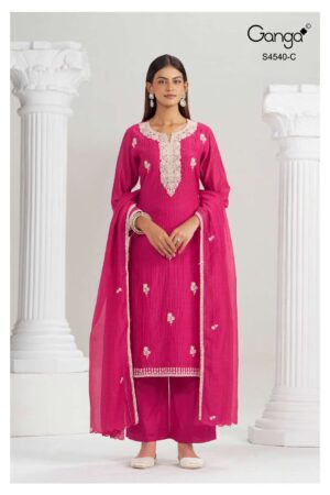 My Fashion Road Ganga Fashion Bela Pure Banarasi Mal Designer Suit | S4540 – C My Fashion Road Ganga Fashion Bela Pure Banarasi Mal Designer Suit | S4540 – C