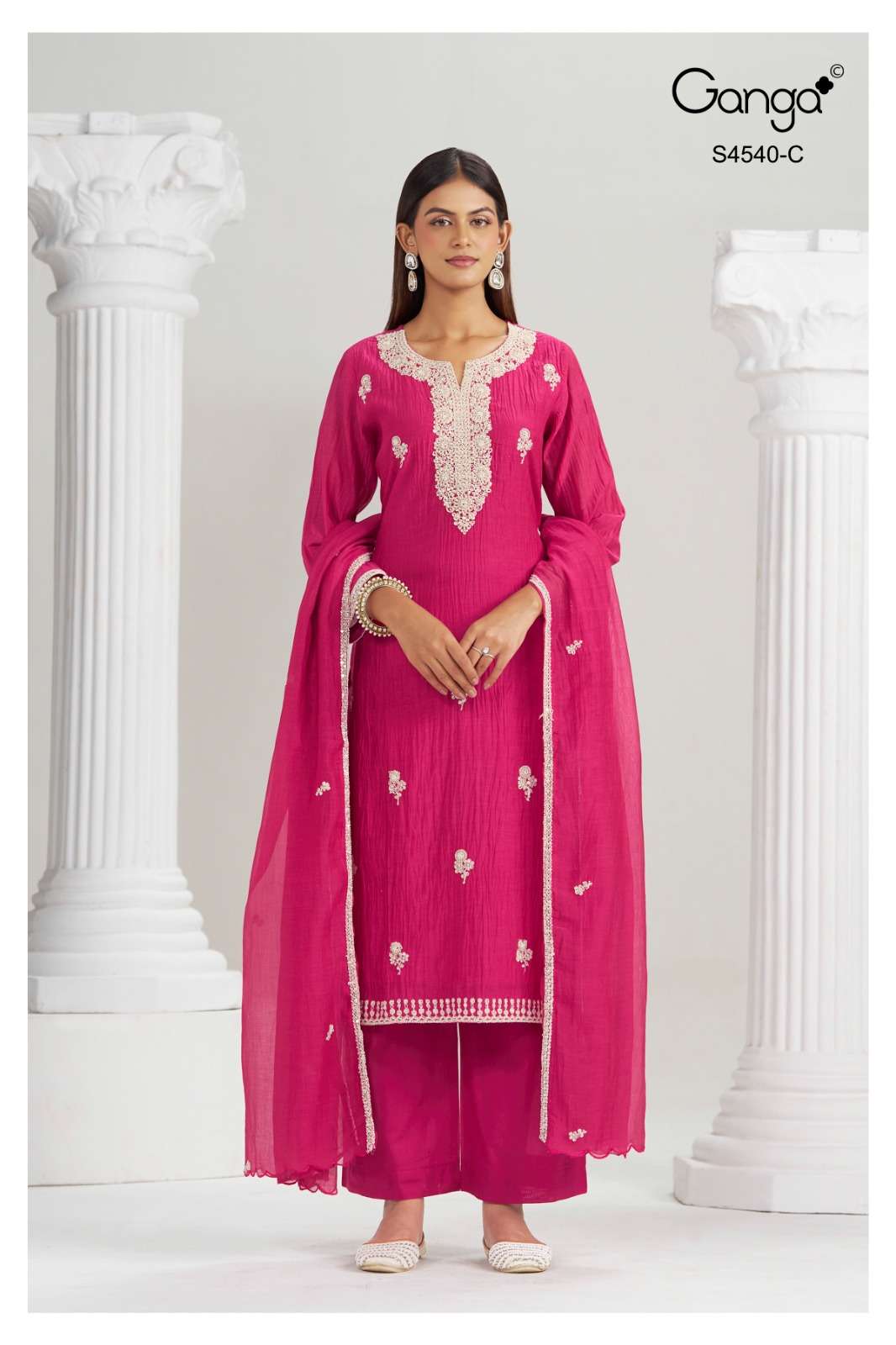 My Fashion Road Ganga Fashion Bela Pure Banarasi Mal Designer Suit | S4540 – C My Fashion Road Ganga Fashion Bela Pure Banarasi Mal Designer Suit | S4540 – C