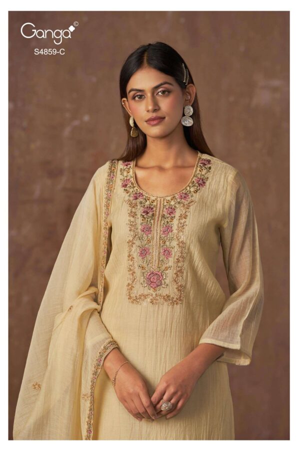My Fashion Road Ganga Fashion Bhakti Exclusive Designs Ladies Suit | S4859 – C