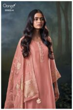 My Fashion Road Ganga Fashion Chrysa Designer Silk Partywear Style Suit | S5022 – A