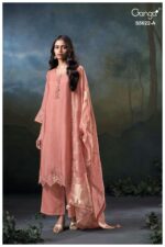 My Fashion Road Ganga Fashion Chrysa Designer Silk Partywear Style Suit | S5022 – A