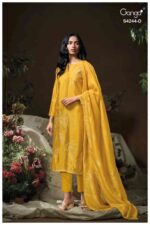 My Fashion Road Ganga Fashion Druya Designer Russian Silk Dress | S4244 – D