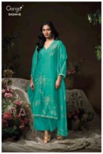 My Fashion Road Ganga Fashion Druya Designer Russian Silk Dress | S4244 – B