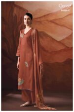 My Fashion Road Ganga Fashion Jelyis Exclusive Cotton Satin Salwar Suit | S4886 – C