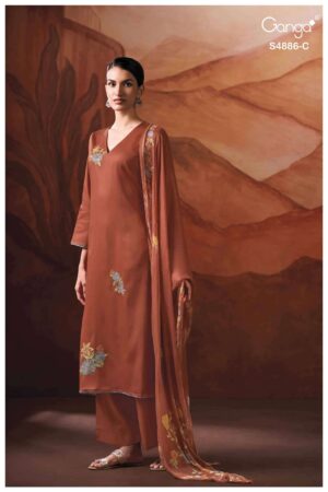 My Fashion Road Ganga Fashion Jelyis Exclusive Cotton Satin Salwar Suit | S4886 – C My Fashion Road Ganga Fashion Jelyis Exclusive Cotton Satin Salwar Suit | S4886 – C