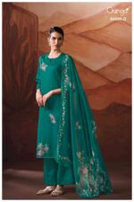My Fashion Road Ganga Fashion Jelyis Exclusive Cotton Satin Salwar Suit | S4886 – D