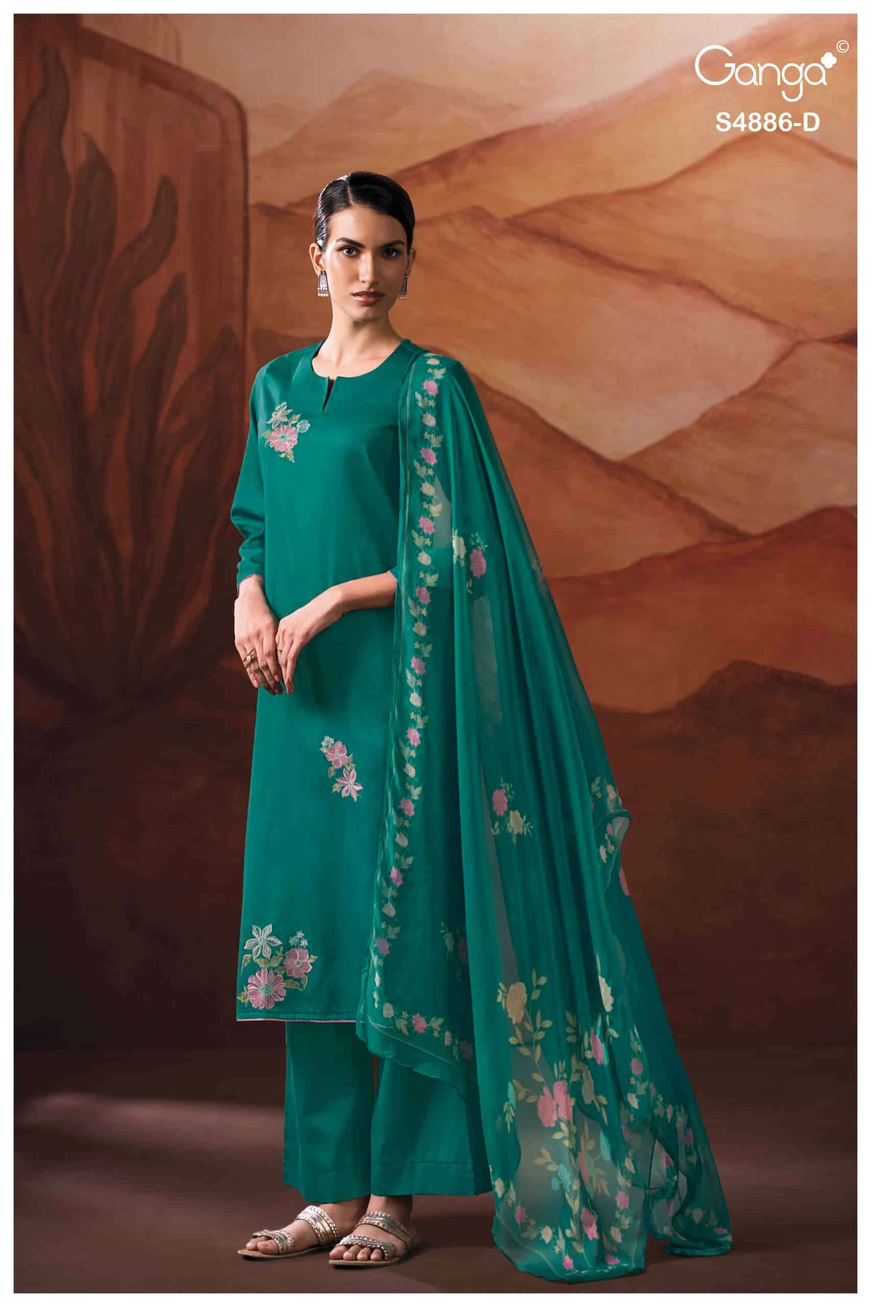 My Fashion Road Ganga Fashion Jelyis Exclusive Cotton Satin Salwar Suit | S4886 – D My Fashion Road Ganga Fashion Jelyis Exclusive Cotton Satin Salwar Suit | S4886 – D