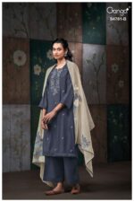 My Fashion Road Ganga Fashion Kalista Premium Satin Silk Ladies Suit | S4761 – B