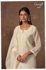 My Fashion Road Ganga Fashion Kiran Pure Banarasi Mal Designer Suit | S4862