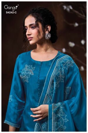 My Fashion Road Ganga Fashion Kynaa Exclusive Fancy ladies Suit | S4242 – C