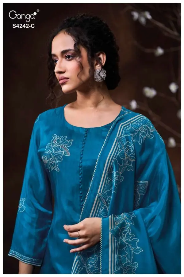My Fashion Road Ganga Fashion Kynaa Exclusive Fancy ladies Suit | S4242 – C