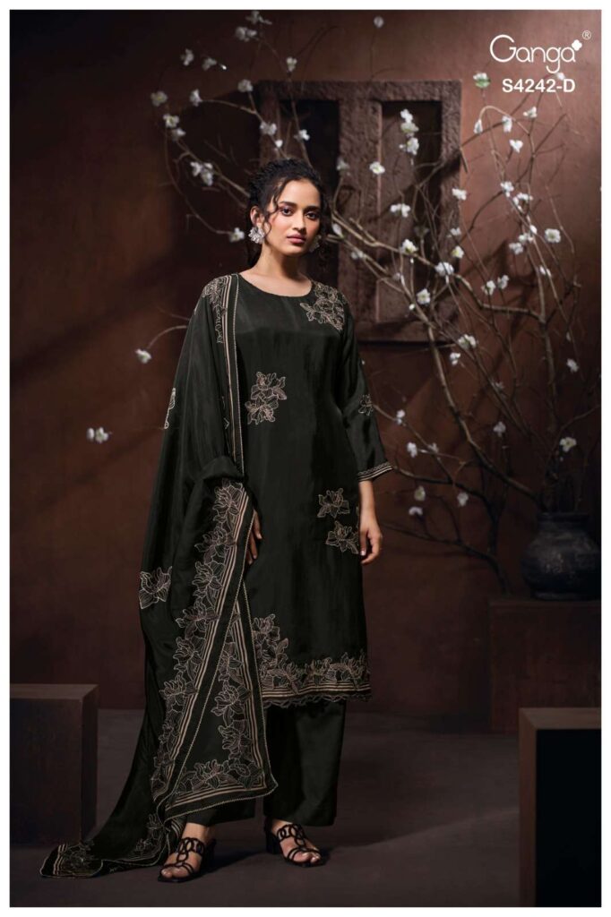 My Fashion Road Ganga Fashion Kynaa Exclusive Fancy ladies Suit | S4242 – D
