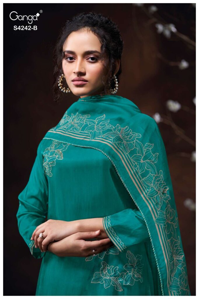 My Fashion Road Ganga Fashion Kynaa Exclusive Fancy ladies Suit | S4242 – B
