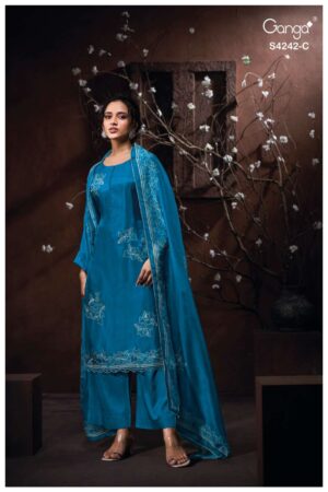 My Fashion Road Ganga Fashion Kynaa Exclusive Fancy ladies Suit | S4242 – C