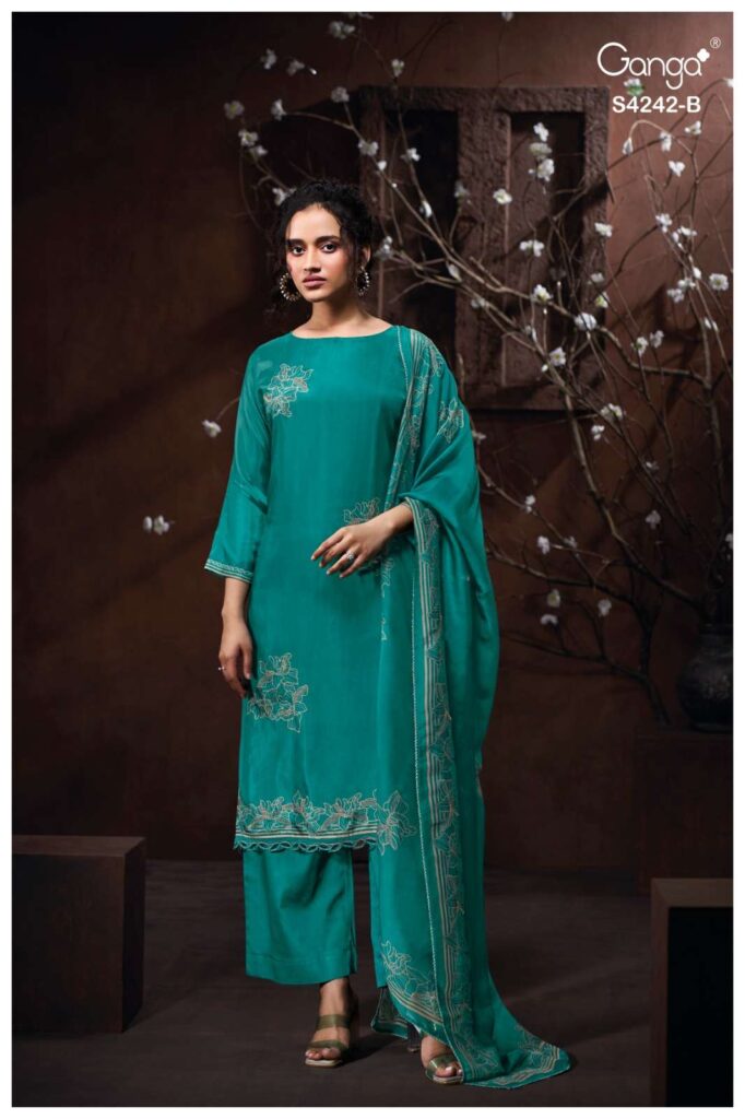 My Fashion Road Ganga Fashion Kynaa Exclusive Fancy ladies Suit | S4242 – B