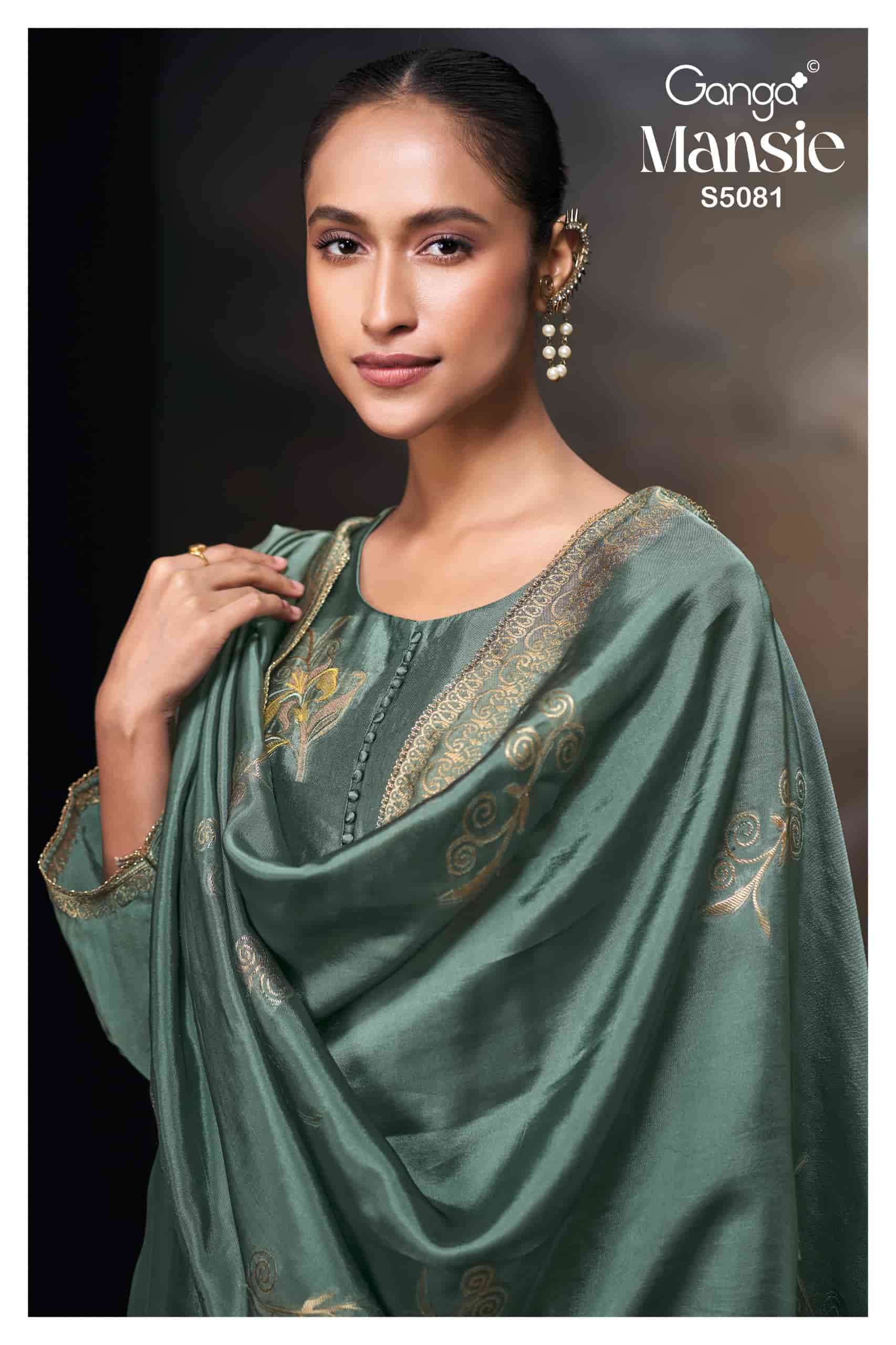 My Fashion Road Ganga Fashion Mansie Fancy Jacquard Silk Ladies Suit | S5081 – F My Fashion Road Ganga Fashion Mansie Fancy Jacquard Silk Ladies Suit | S5081 – F