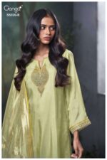 My Fashion Road Ganga Fashion Meloni Pure Bemberg Silk Partywear Suit | S5020 – B