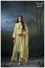 My Fashion Road Ganga Fashion Meloni Pure Bemberg Silk Partywear Suit | S5020 – B
