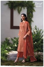 My Fashion Road Ganga Fashion Mithila Exclusive Satin Cotton Dress | S5134 – C