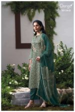 My Fashion Road Ganga Fashion Mithila Exclusive Satin Cotton Dress | S5134 – D