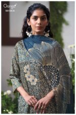 My Fashion Road Ganga Fashion Mithila Exclusive Satin Cotton Dress | S5134 – A