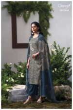 My Fashion Road Ganga Fashion Mithila Exclusive Satin Cotton Dress | S5134 – A