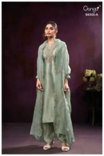 My Fashion Road Ganga Fashion Olesha Luxury Style Partywear Ladies Dress | S4355 – A