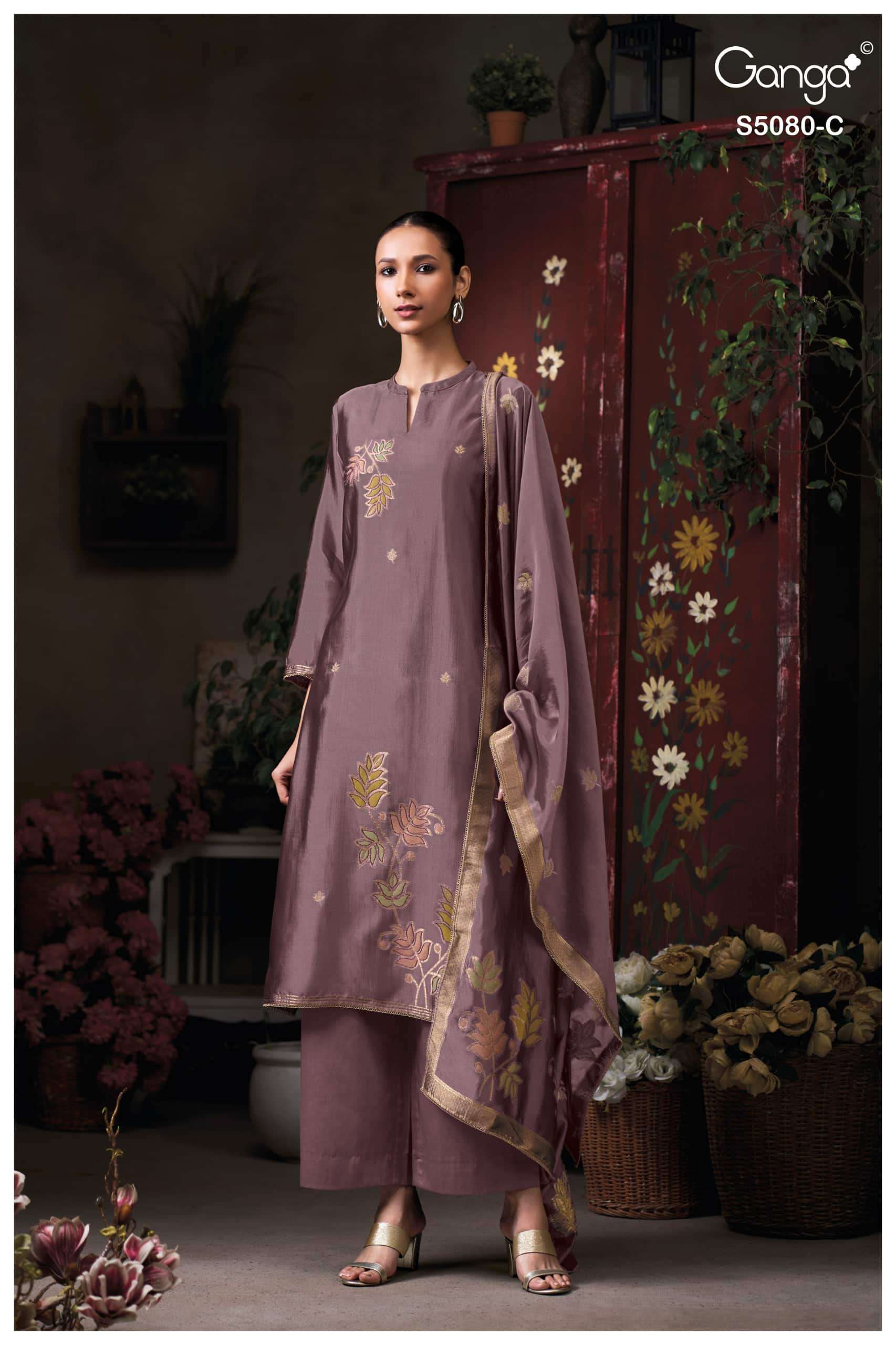 My Fashion Road Ganga Fashion Saoirse Pure Viscose Silk Latest Suit | S5080 – C My Fashion Road Ganga Fashion Saoirse Pure Viscose Silk Latest Suit | S5080 – C