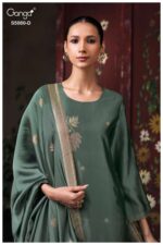 My Fashion Road Ganga Fashion Saoirse Pure Viscose Silk Latest Suit | S5080 – D