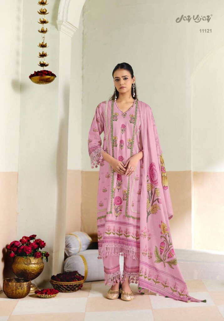 My Fashion Road Jay Vijay Pranaya Premium Designs Cotton Dress | 11121