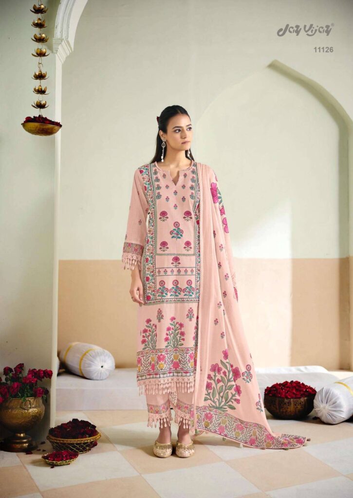 My Fashion Road Jay Vijay Pranaya Premium Designs Cotton Dress | 11126