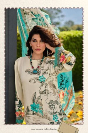 My Fashion Road Varsha Artisan Story Premium Lawn Cotton Suit | AS – 01