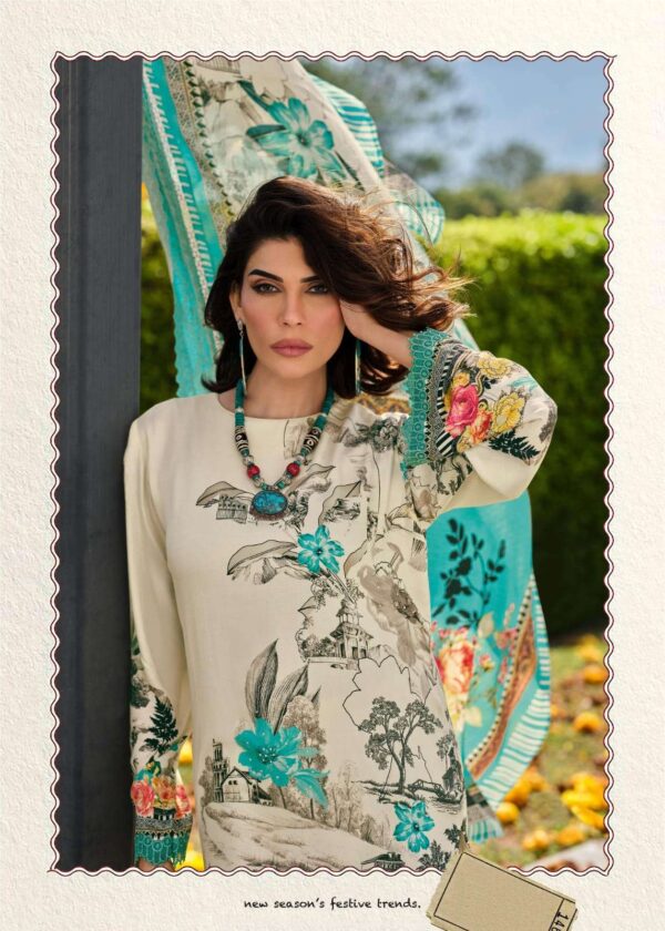 My Fashion Road Varsha Artisan Story Premium Lawn Cotton Suit | AS – 01