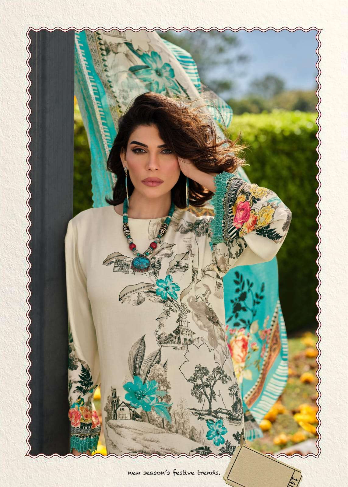 My Fashion Road Varsha Artisan Story Premium Lawn Cotton Suit | AS – 01 My Fashion Road Varsha Artisan Story Premium Lawn Cotton Suit | AS – 01