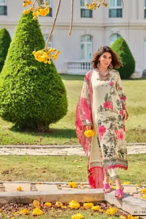 My Fashion Road Varsha Artisan Story Premium Lawn Cotton Suit | AS – 04