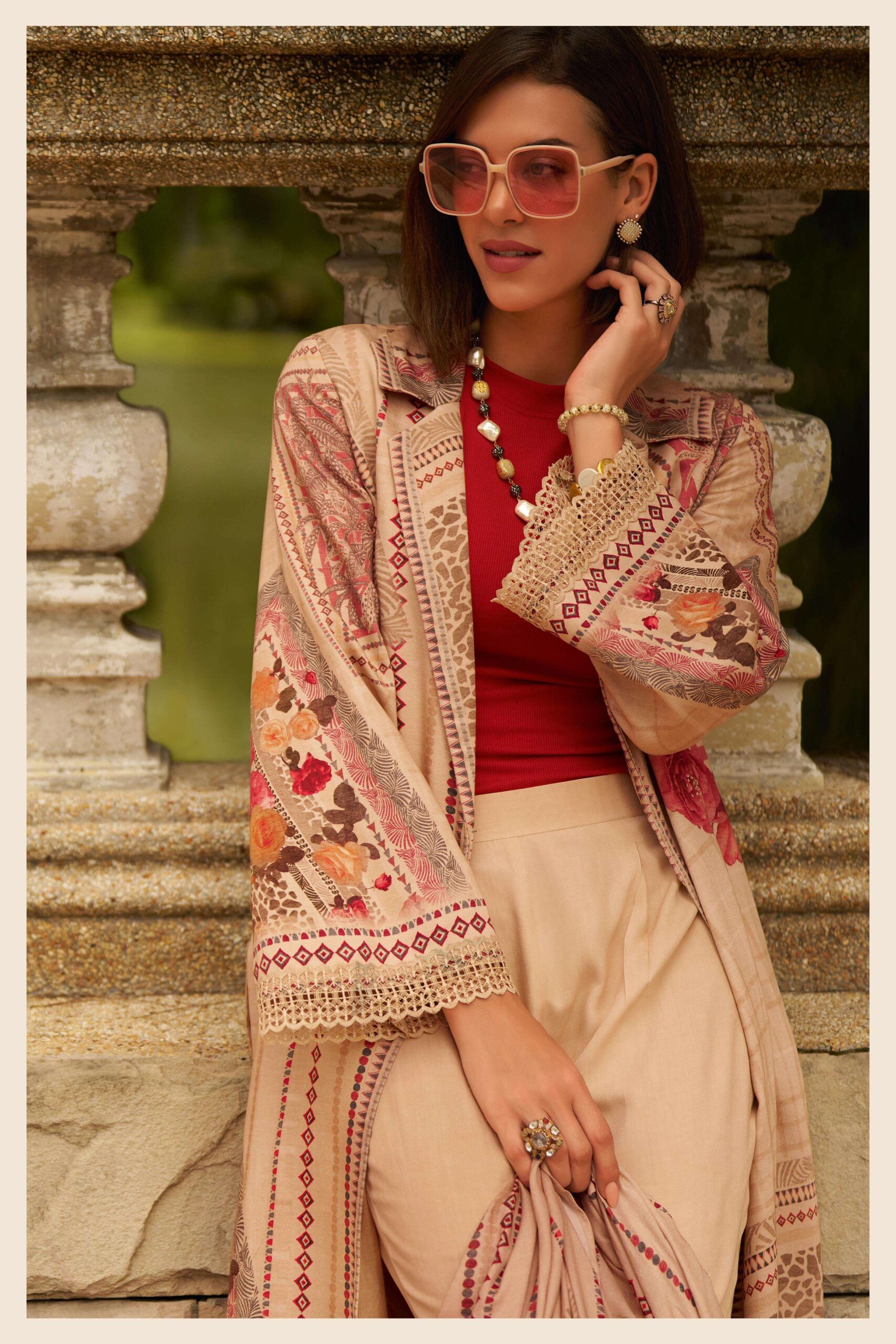 My Fashion Road Varsha Blossom Aura Designer Pashmina Suit | BA – 01 My Fashion Road Varsha Blossom Aura Designer Pashmina Suit | BA – 01