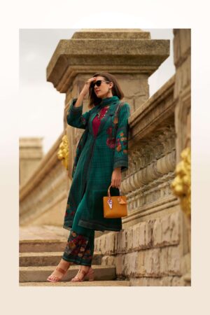 My Fashion Road Varsha Blossom Aura Designer Pashmina Suit | BA – 03