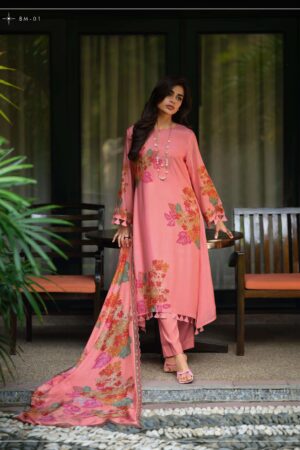 My Fashion Road Varsha Breeze Mode Exclusive Muslin Salwar Suit | BM – 02