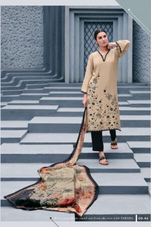 My Fashion Road Varsha Chroma Fancy Muslin Designer Suit | CO – 04