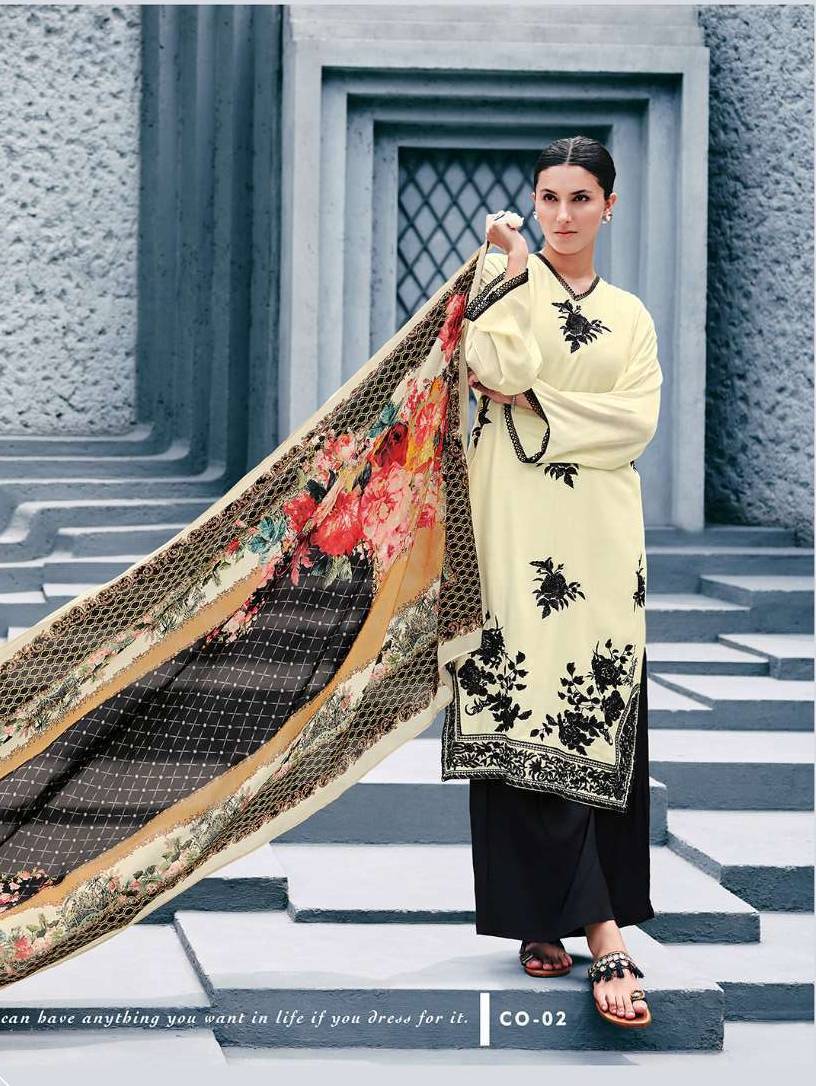 My Fashion Road Varsha Chroma Fancy Muslin Designer Suit | CO – 02 My Fashion Road Varsha Chroma Fancy Muslin Designer Suit | CO – 02