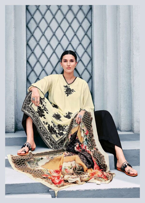 My Fashion Road Varsha Chroma Fancy Muslin Designer Suit | CO – 02