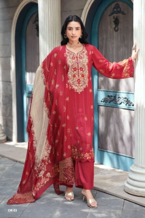 My Fashion Road Varsha Clara Digital Printed Muslin Salwar Suit | CR – 03